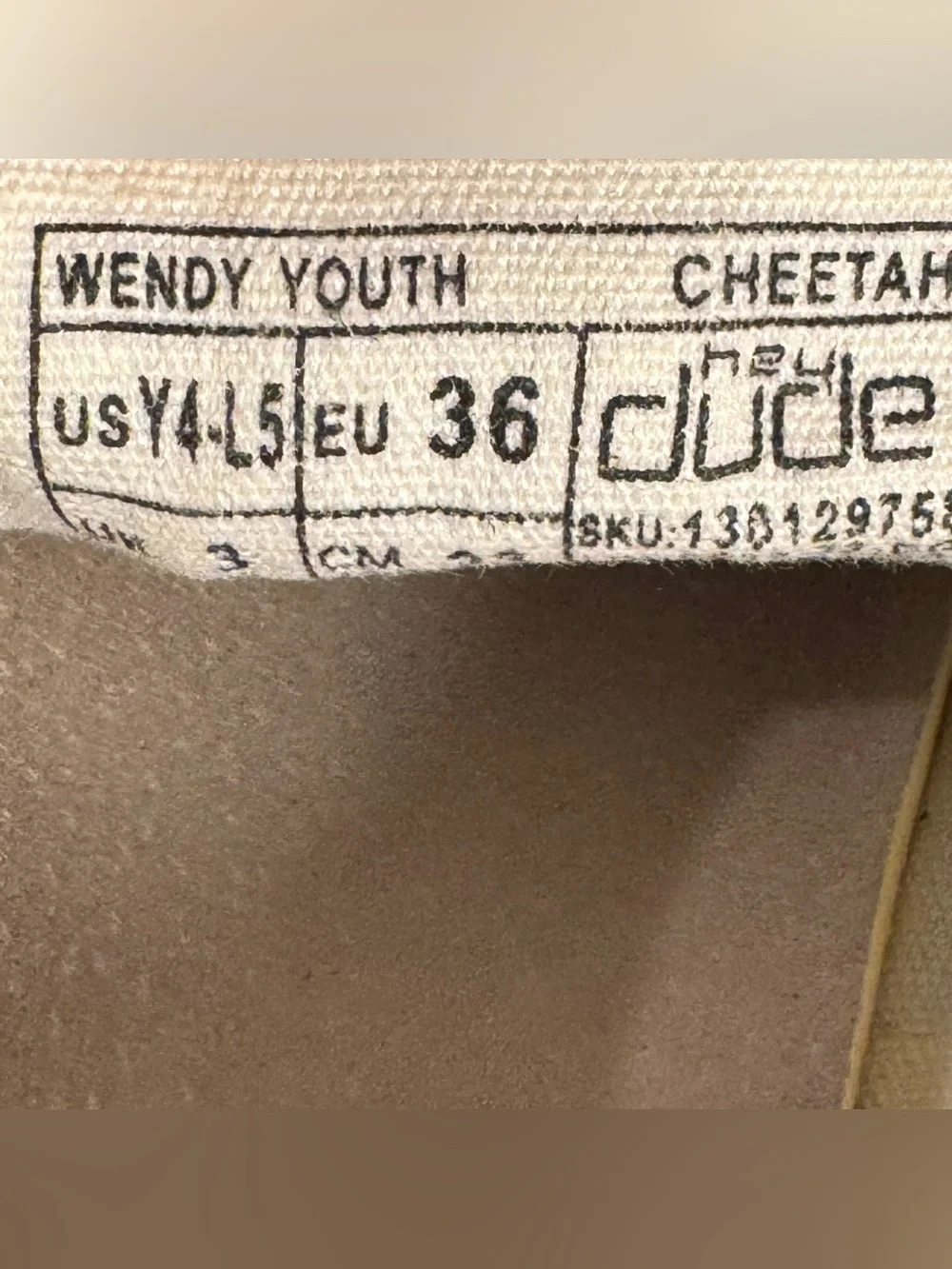 Hey Dude Women’s Wendy Cheetah Slip On Comfort Shoes Size 5
